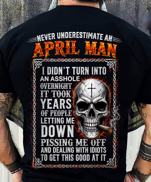 APRIL - GRUMPY MAN - T Shirt For Strongman - TRNN04 (SKU2606-383-04)