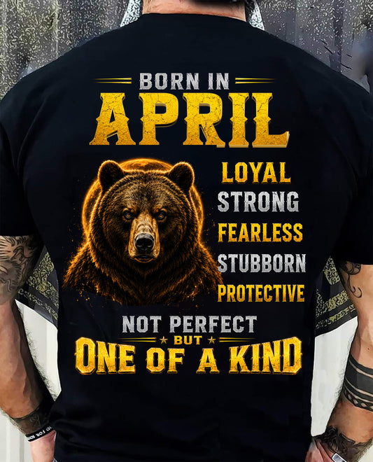 APRIL GUY - NOT PERFECT BUT ONE OF A KIND - T SHIRT FOR STRONGMAN - TRNN04 (SKU2609-04-04)