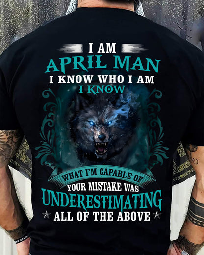 APRIL MAN - I KNOW WHO I AM UNDERESTIMATING ALL OF THE ABOVE - TRNN04 (SKU26T-01120-04)
