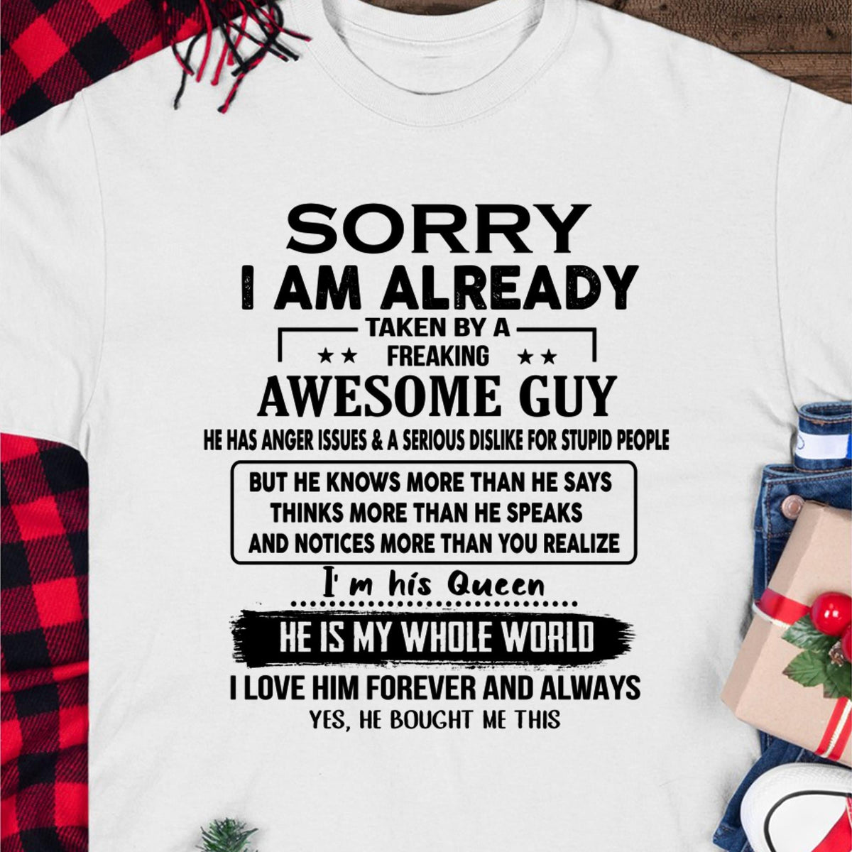 Awesome Guy - Perfect gift for your girlfriend or wife from husband - TRNN00 (SKUT08-11-00)