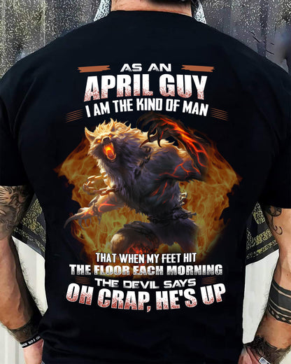 APRIL - I'M THE KIND OF MAN THAT WHEN MY FEET HIT THE FLOOR EACH MORNING - TRNN04 (SKU26T-01-13-04)