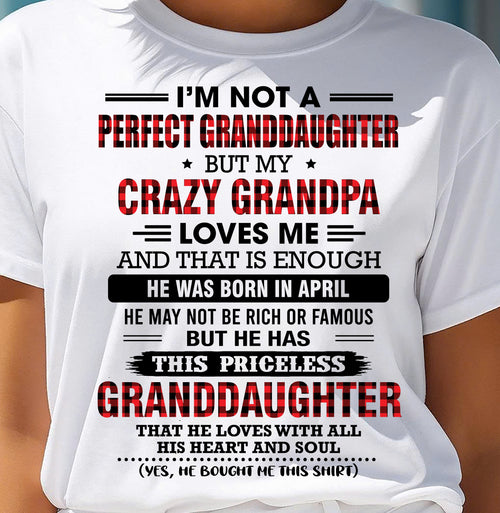 APRIL - PRICELESS GRANDDAUGHTER - FROM GRANDPA - TRNN04 (SKU2608-446-04)