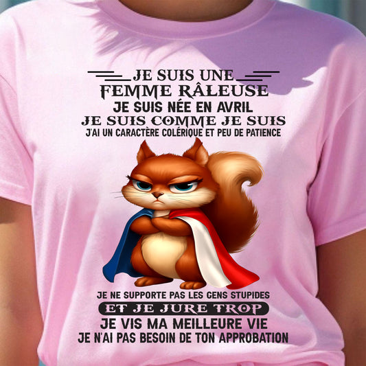 ARVIL - FEMME GRINCHEUSE - CADEAU D’ANNIVERSAIRE POUR FEMME - FMA/FR - TRNN04 (SKU09-87-04)