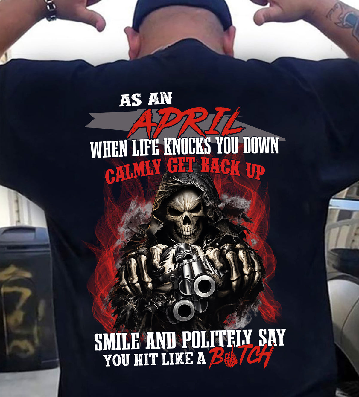 APRIL MAN - WHEN LIFE KNOWS YOU DOWN CALMLY GET BACK UP - TRNN04 (SKU26T-01164-04)