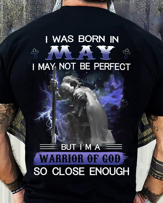 MAY MAN - I MAY NOT BE PERFECT BUT I AM A WARRIOR OF GOD  - TRNN05 (SKU26T-01128-05)