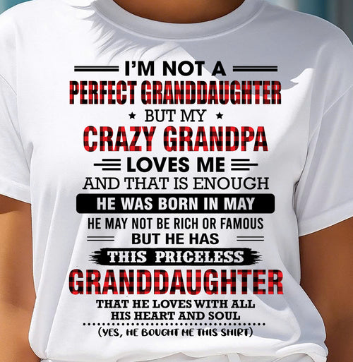 MAY - PRICELESS GRANDDAUGHTER - FROM GRANDPA - TRNN05 (SKU2608-446-05)