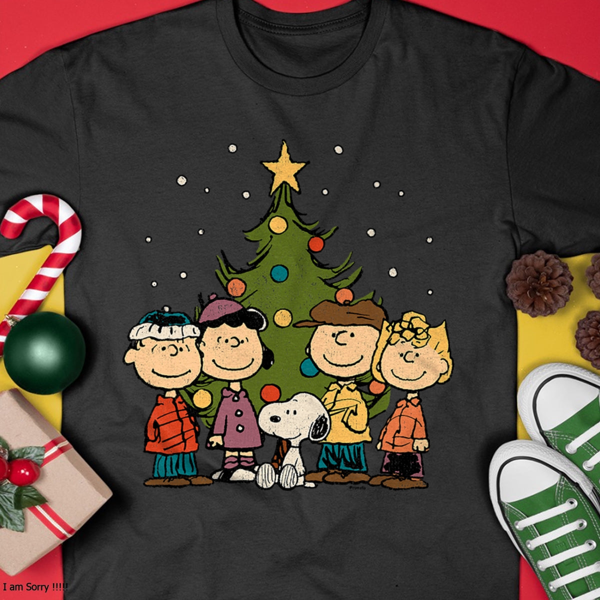 Christmas Shirts for Family, Funny christmas shirts, Christmas Unisex T-Shirt/Hoodie/Sweatshirt HLT00 - Peanuts - Peanuts Christmas Group T-Shirt