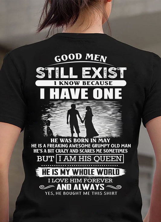 MAY - GOOD MEN STILL EXIST - PERFECT GIFT FROM HUSBAND - TRNN05 (SKU2607-180-05)