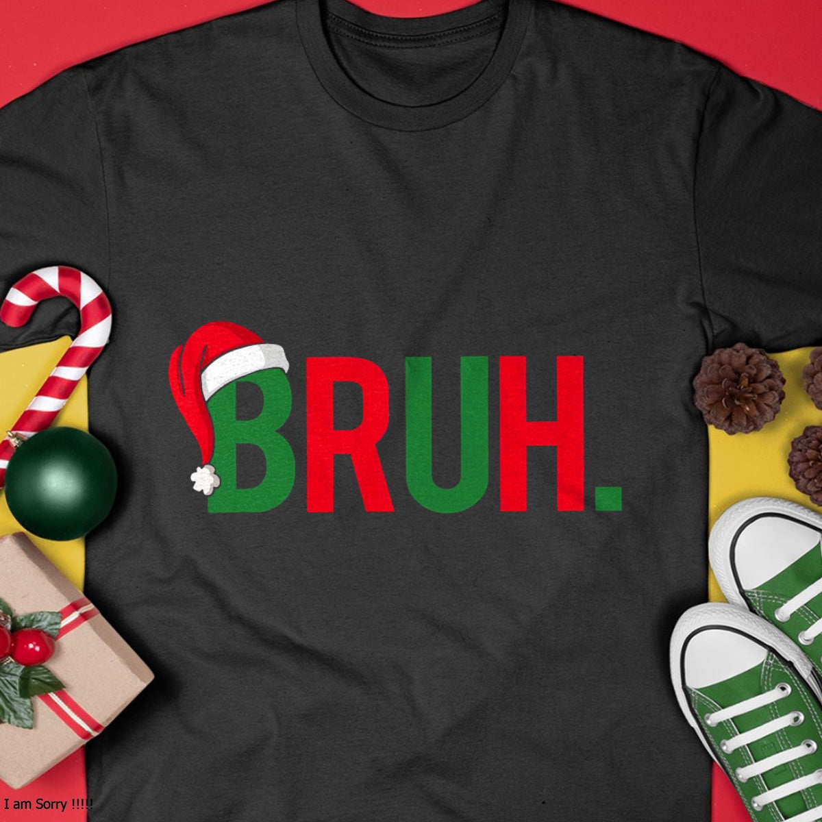 Christmas Shirts for Family, Funny christmas shirts, Christmas Unisex T-Shirt/Hoodie/Sweatshirt HLT00 - Bruh Meme Funny Saying Bro Greeting Teens Boys Men Christmas T-Shirt