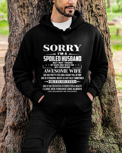 I'm A Spoiled Husband Of Awesome Wife - Perfect Gift For Your Husband From Wife - TRNN00 (SKU12-268-00)