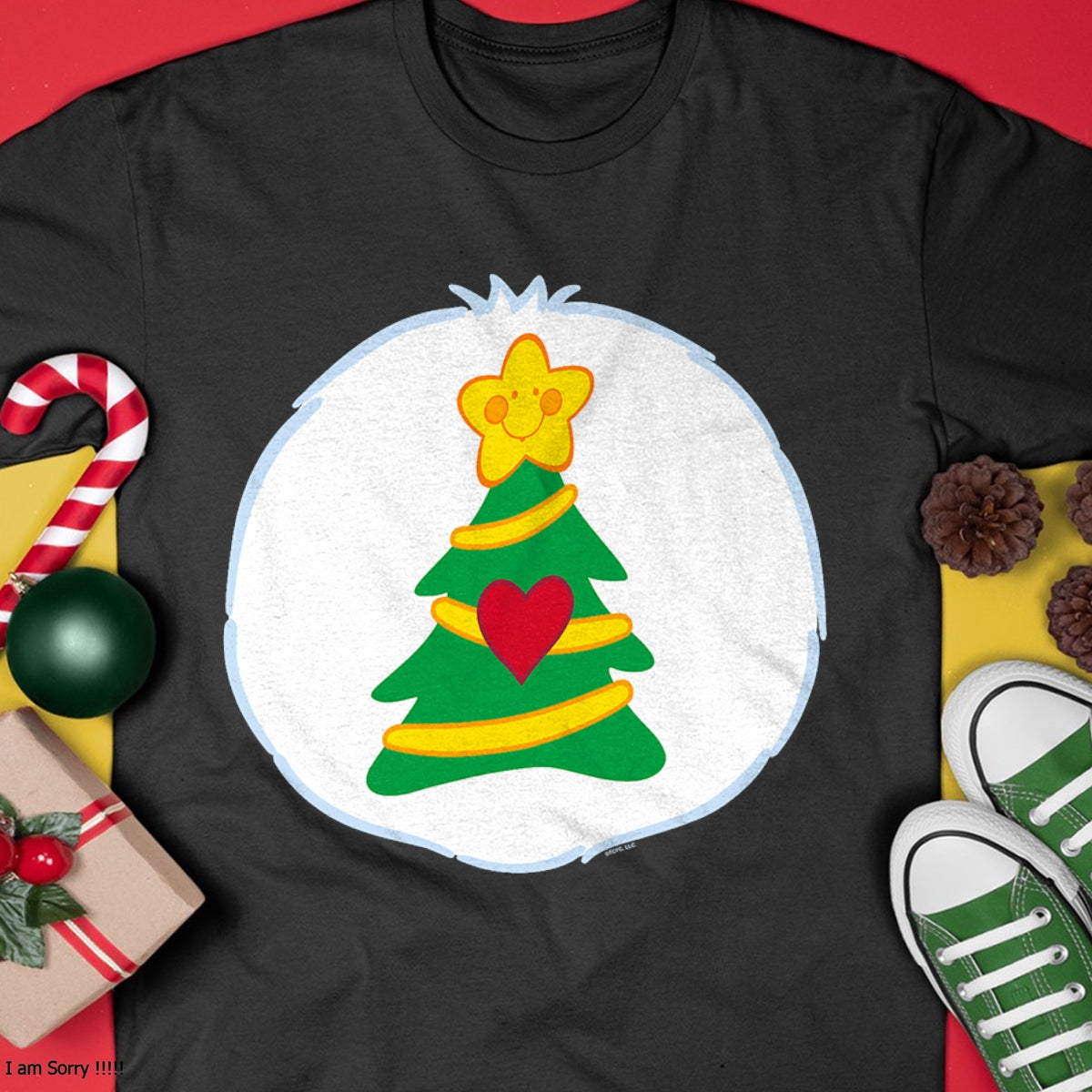 Christmas Shirts for Family, Funny christmas shirts, Christmas Unisex T-Shirt/Hoodie/Sweatshirt HLT00 - Care Bears Christmas Wishes Belly T-Shirt