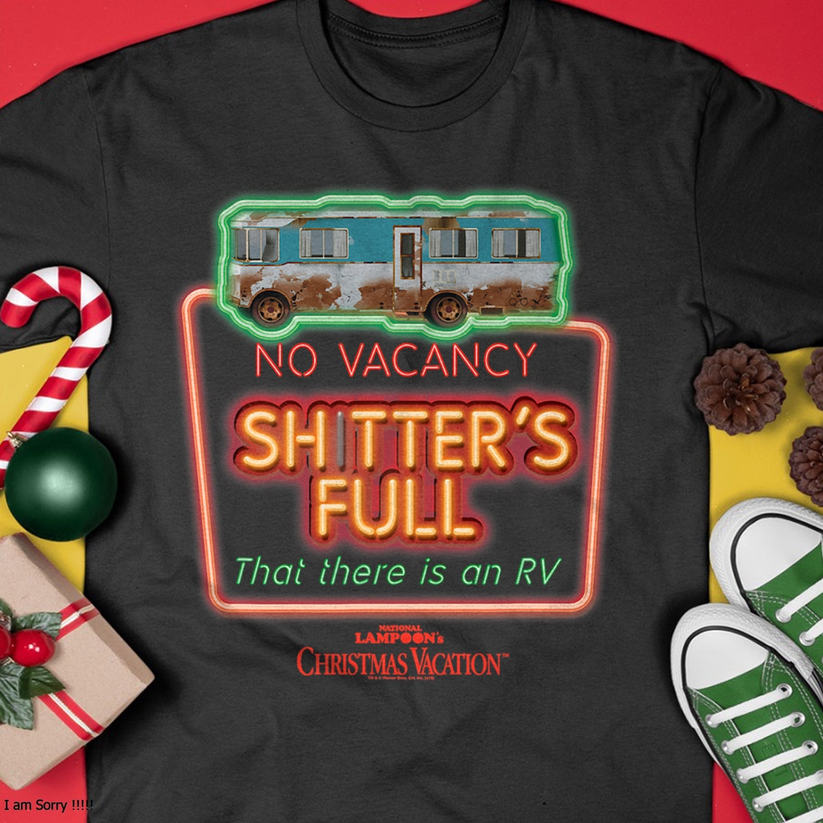 Christmas Vacation No Vacancy Shtter's Full Christmas T-Shirt - Christmas Unisex T-Shirt/Hoodie/Sweatshirt - TRNN00