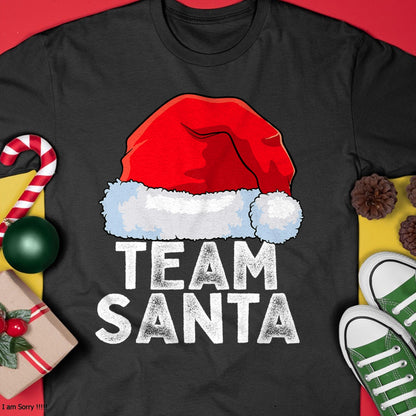 Christmas Shirts for Family, Funny christmas shirts, Christmas Unisex T-Shirt/Hoodie/Sweatshirt HLT00 - Team Santa Family Tradition Christmas Squad Matching Pajamas T-Shirt