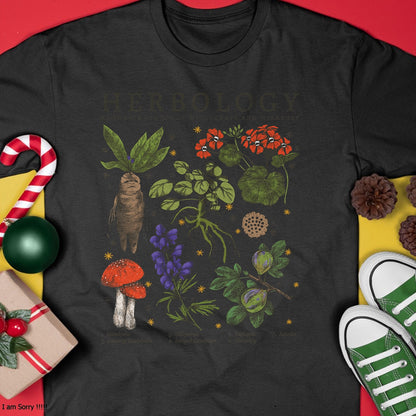 Christmas Shirts for Family, Funny christmas shirts, Christmas Unisex T-Shirt/Hoodie/Sweatshirt HLT00 - Harry Potter Herbology Plants Short Sleeve T-Shirt
