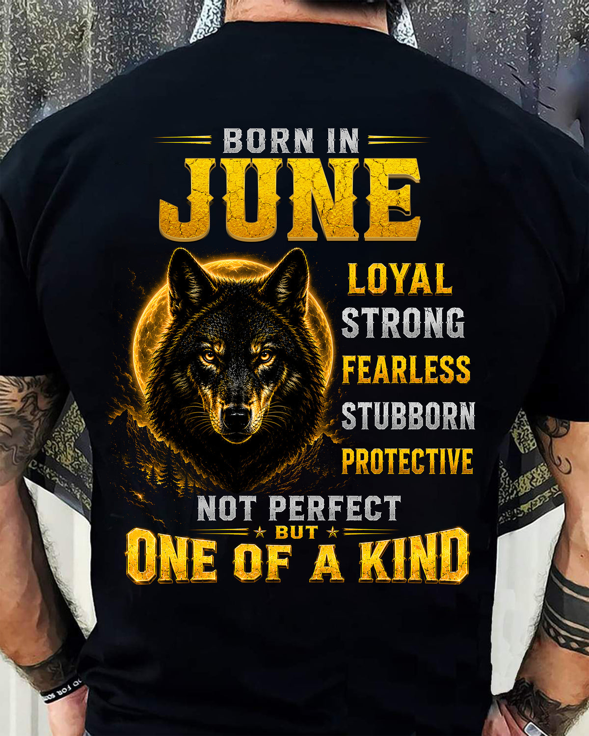 JUNE GUY - NOT PERFECT BUT ONE OF A KIND - T SHIRT FOR STRONGMAN - TRNN06 (SKU2607-266-06)
