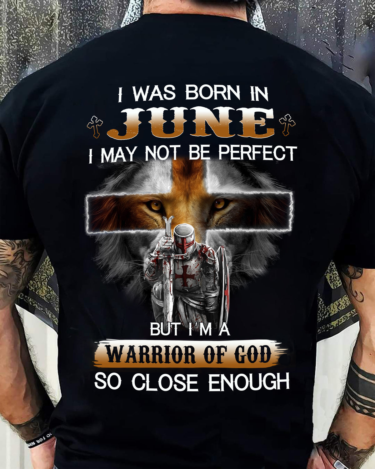 JUNE MAN - BUT I'M A WARRIOR OF GOD SO CLOSE ENOUGH - TRNN06 (SKU26T-01183-06)