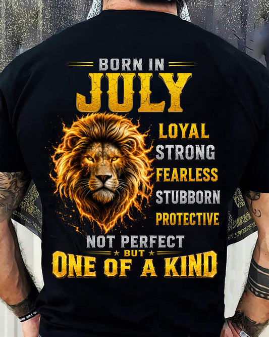 JULY GUY - NOT PERFECT BUT ONE OF A KIND - T SHIRT FOR STRONGMAN - TRNN07 (SKU2608-34-07)