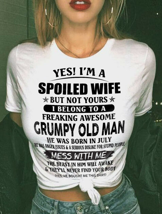 Grumpy Old Man July – Perfect gift for wife From Husband – TRNN07 (SKU08-63-07)