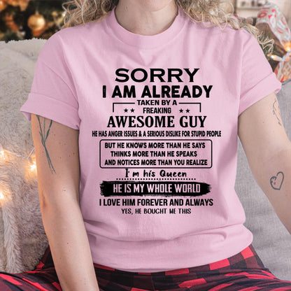 Awesome Guy - Perfect gift for your girlfriend or wife from husband - TRNN00 (SKUT08-11-00)