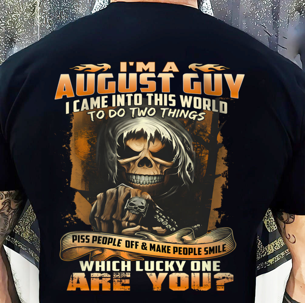 AUGUST - I CAME INTO THIS WORD TO DO TWO THINGS - TRNN08 (SKU26T-01-33-08)