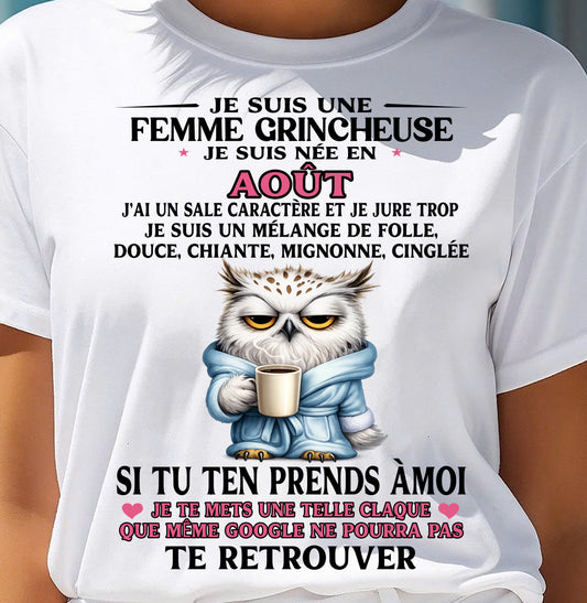 AOÛT - JE SUIS UNE FEMME GRINCHEUSE - FMA - FR/TRNN08 (SKU2605-130-08)