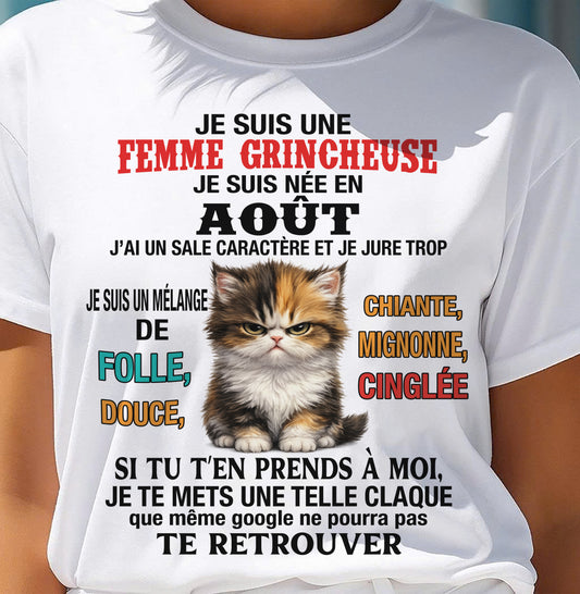 AOÛT - JE SUIS UNE FEMME GRINCHEUSE - FMA - FR/TRNN08 (SKU2605-17-08)