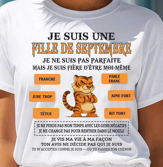 JE SUIS UNE FILLE DE SEPTEMBRE - fma TRNN09 / fr09 (SKU26T-01240-09)