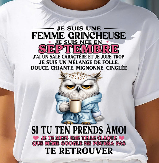 SEPTEMBRE - JE SUIS UNE FEMME GRINCHEUSE - FMA - FR/TRNN09 (SKU2605-130-09)
