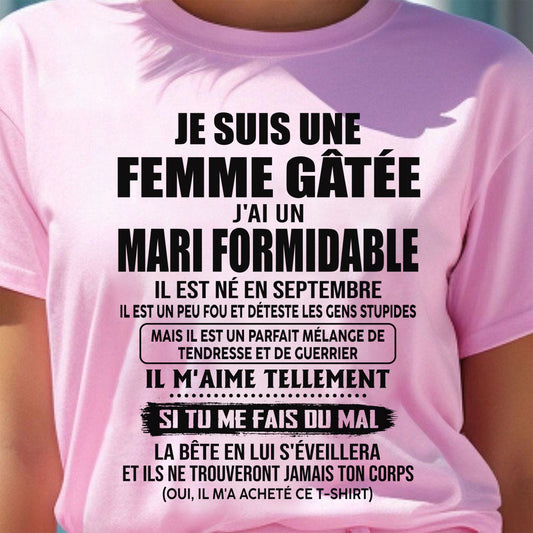 SEPTEMBRE - JE SUIS UNE FEMME GÂTÉE - PAR MON MARI - FR/FMA TRNN09 (SKU2608-631-09)