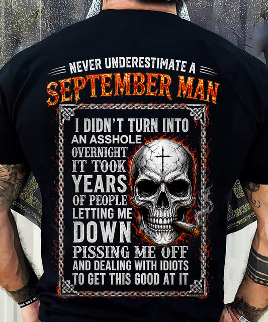 SEPTEMBER - GRUMPY MAN - T Shirt For Strongman - TRNN09 (SKU2606-383-09)