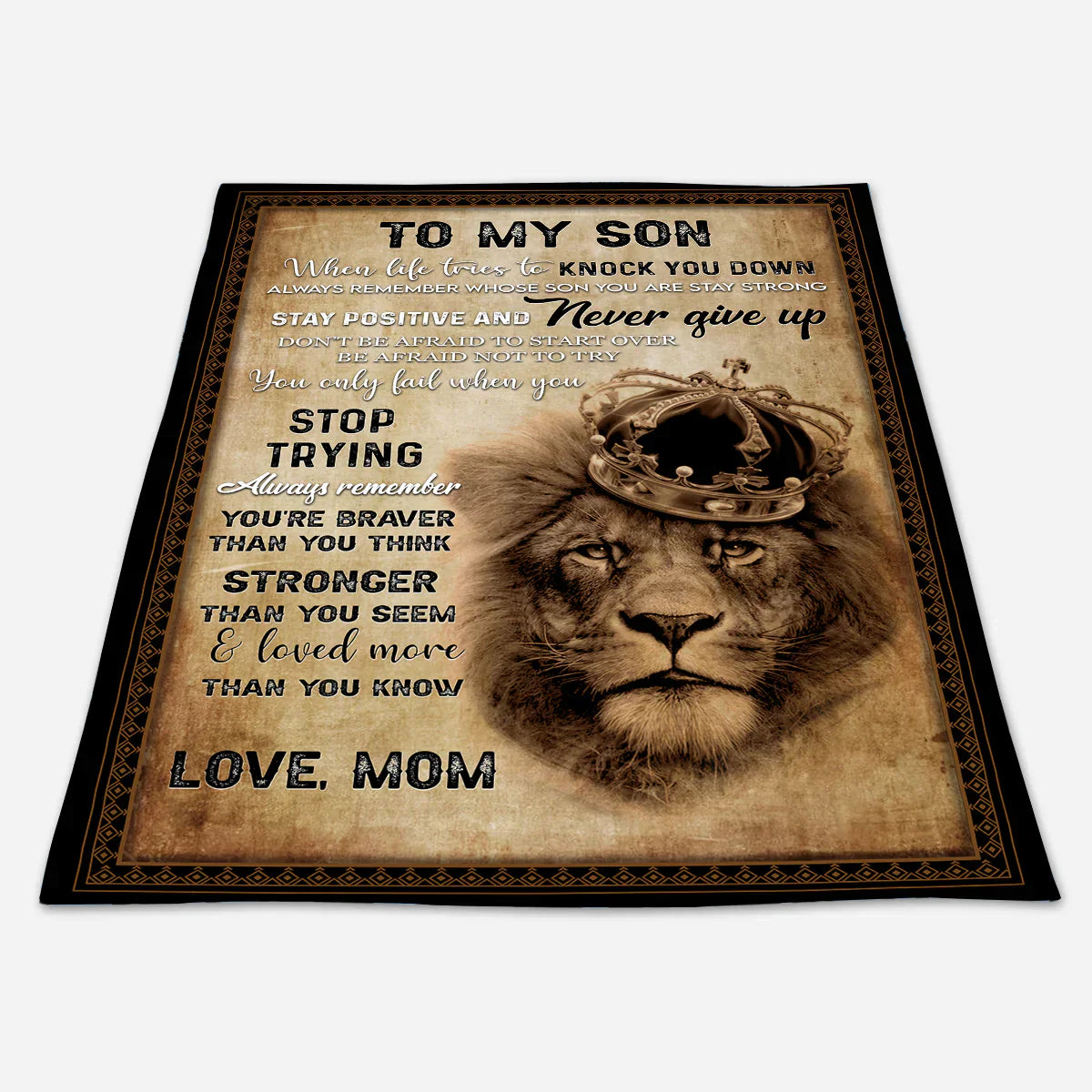 Special Gift For Your Son Blanket - From Mom