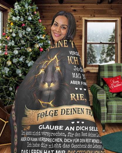 Besonderes Geschenk für deinen Tochter – Decke von Papa (SKUB09-124)