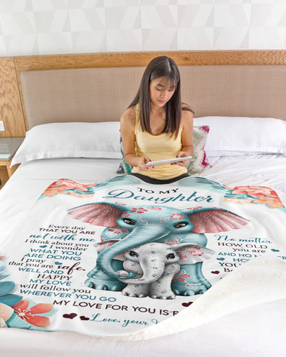 Special Gift For Your Daughter Blanket - From Mom (SKUB11-116)