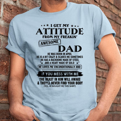 April - Gift For Son and Daughter From Dad - TRNN04 - (SKU-TDADC-04)
