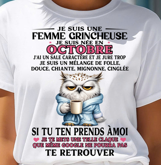 OCTOBRE - JE SUIS UNE FEMME GRINCHEUSE - FMA - FR/TRNN10 (SKU2605-130-10)
