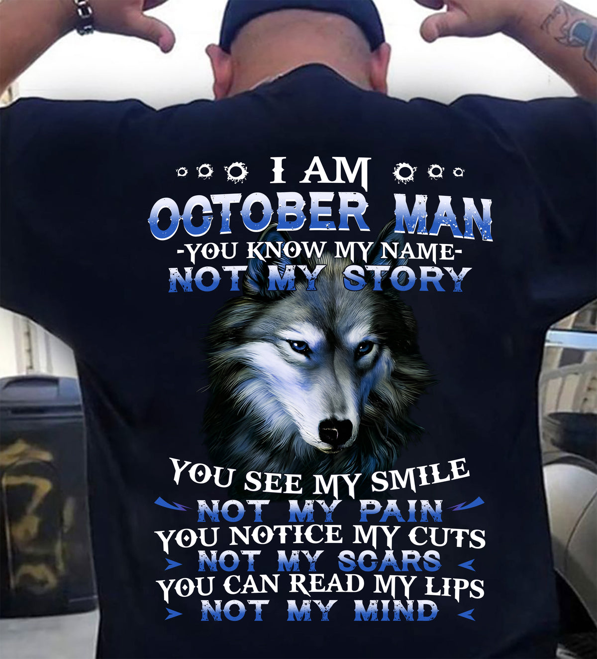 OCTOBER MAN - YOU KNOW MY NAME NOT MY STORY YOU SEE MY SMILE - TRNN10 (SKU26T-01-48-10)