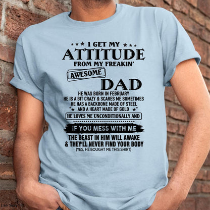 February - Gift For Son and Daughter From Dad - TRNN02 - (SKU-TDADC-02)