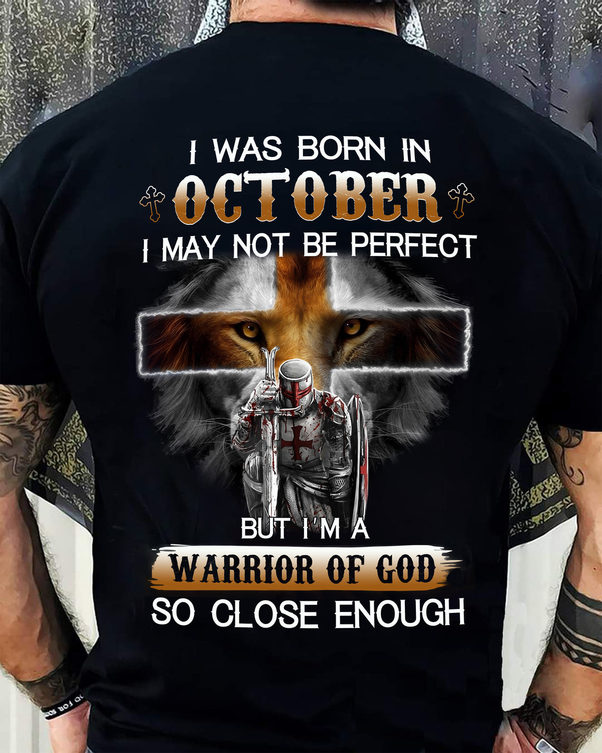 OCTORBER MAN - BUT I'M A WARRIOR OF GOD SO CLOSE ENOUGH - TRNN10 (SKU26T-01183-10)