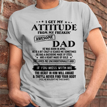 April - Gift For Son and Daughter From Dad - TRNN04 - (SKU-TDADC-04)