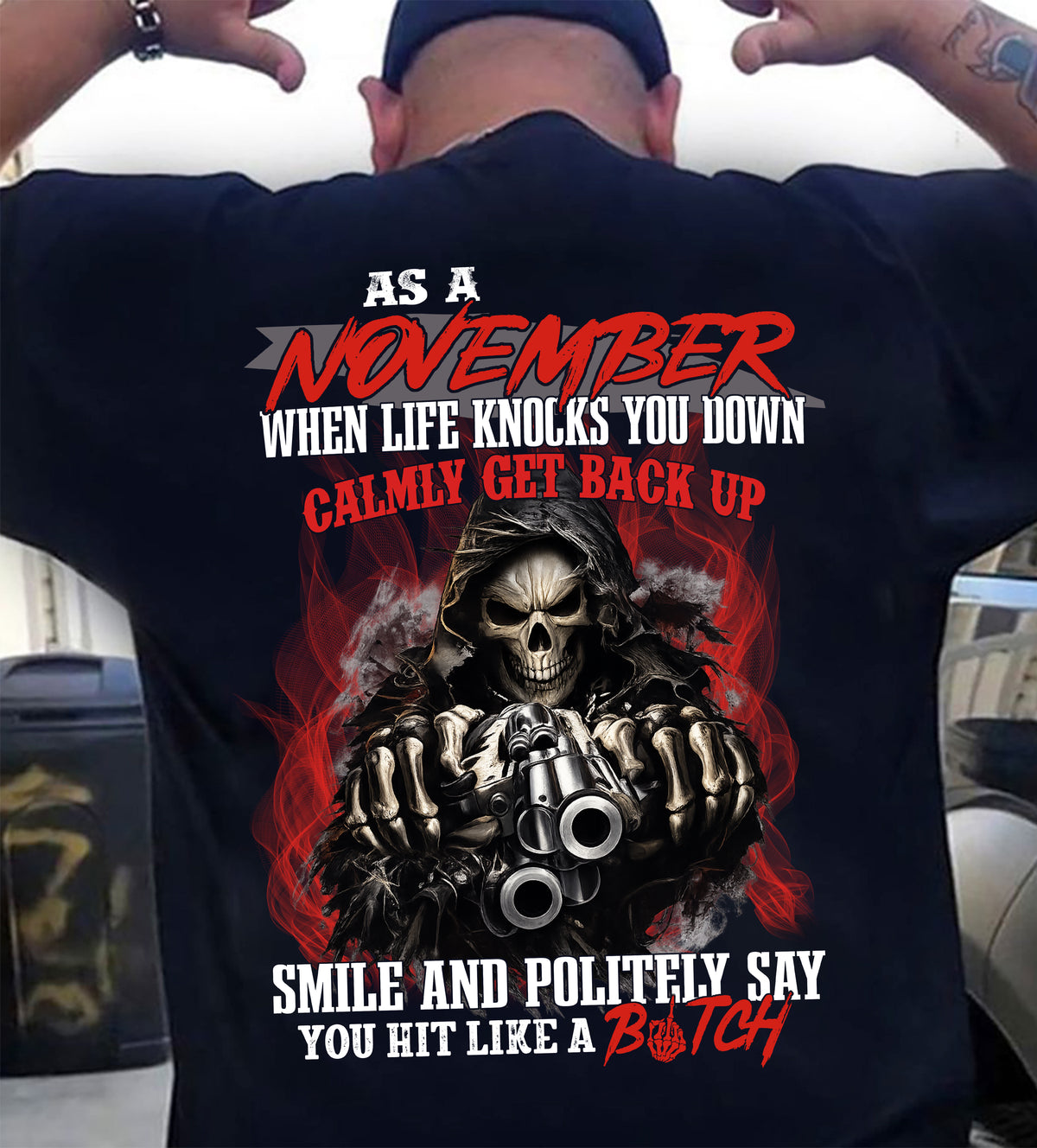 NOVEMBER MAN - WHEN LIFE KNOWS YOU DOWN CALMLY GET BACK UP - TRNN11 (SKU26T-01164-11)