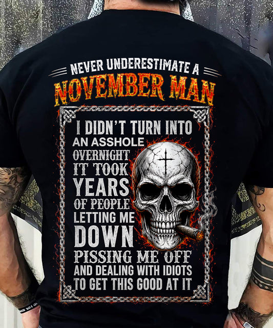 NOVEMBER - GRUMPY MAN - T Shirt For Strongman - TRNN11 (SKU2606-383-11)