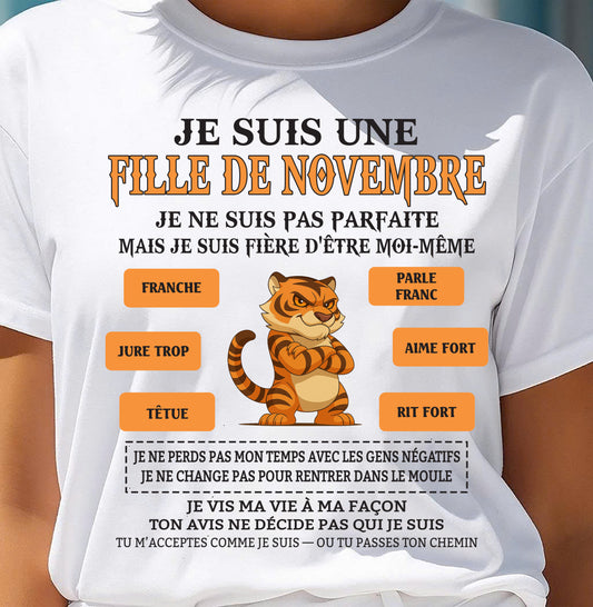 JE SUIS UNE FILLE DE NOVEMBRE - fma TRNN11 / fr11 (SKU26T-01240-11)