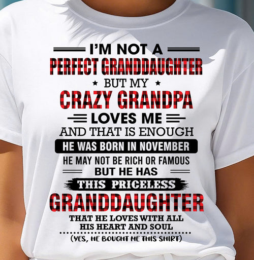 NOVEMBER - PRICELESS GRANDDAUGHTER - FROM GRANDPA - TRNN11 (SKU2608-446-11)
