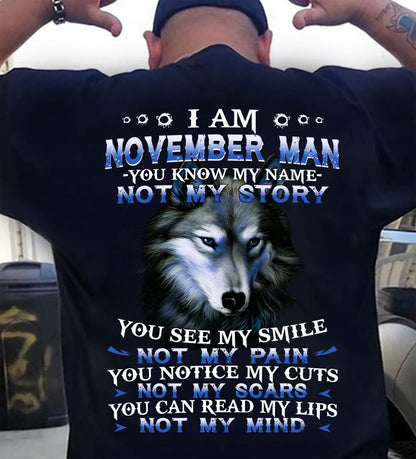 NOVEMBER MAN - YOU KNOW MY NAME NOT MY STORY YOU SEE MY SMILE - TRNN11 (SKU26T-01-48-11)