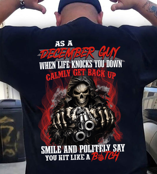 DECEMBER MAN - WHEN LIFE KNOWS YOU DOWN CALMLY GET BACK UP - TRNN12 (SKU26T-01164-12)