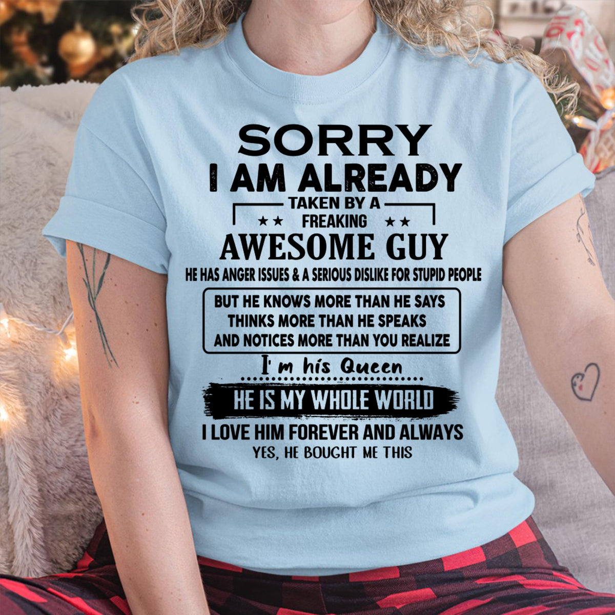Awesome Guy - Perfect gift for your girlfriend or wife from husband - TRNN00 (SKUT08-11-00)