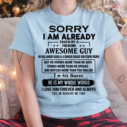 Awesome Guy - Perfect gift for your girlfriend or wife from husband - TRNN00 (SKUT08-11-00)