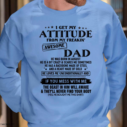 August - Gift For Son and Daughter From Dad - TRNN08 - (SKU-TDADC-08)