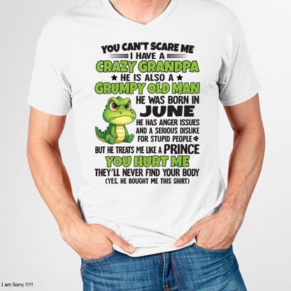 JUNE - YOU CAN’T SCARE ME - GIFT FOR GRANDSON AND GRANDDAUGHTER FROM GRANDPA - TRNN06 (SKU09-121-06)
