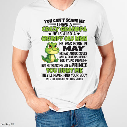 MAY - YOU CAN’T SCARE ME - GIFT FOR GRANDSON AND GRANDDAUGHTER FROM GRANDPA - TRNN05 (SKU09-121-05)